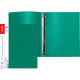 Папка на 4-х кольцах А4 30мм D-25мм пластик 0,60мм, зеленая deVENTE Daily арт.3081411