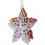 Украшение декор.подвеска пластик "Звезда" 10см 03шт/наб. цв.золото/серебро/красн. арт.86446 - 