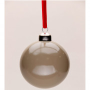 Шар пластик 08см глянцевый цв.коричневый 123 арт.РШ2523