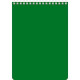 Блокнот А5 мягкая обложка на гребне 60 листов (Hatber) Зеленый арт 60Б5В1гр_12535
