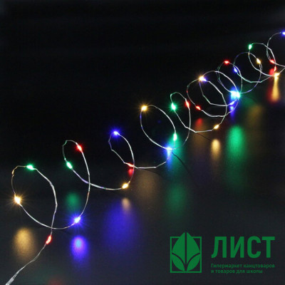 Гирлянда эл.д/дома 40м 400LED Нить "Роса" цв.мульти 8реж IP-20 арт.725-0065 Гирлянда эл.д/дома 40м 400LED Нить "Роса" цв.мульти 8реж IP-20 арт.725-0065