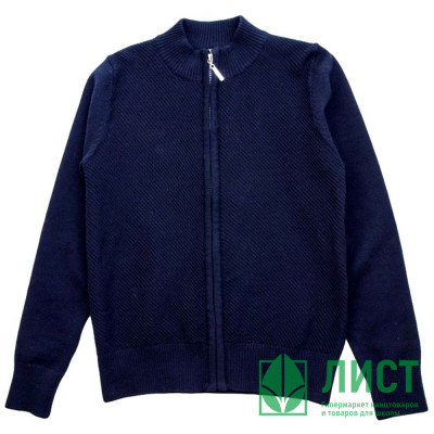 Кардиган для мальчика (Malini) арт.4077 размерный ряд 32/128-40/158 цвет синий Кардиган для мальчика (Malini) арт.4077 размерный ряд 32/128-40/158 цвет синий