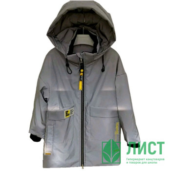 Куртка осенняя для девочки (Venedise) арт.98060 размерный ряд 36/140-44/170 цвет серый Куртка осенняя для девочки (Venedise) арт.98060 размерный ряд 36/140-44/170 цвет серый