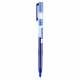 Ручка гелевая прозрачный корпус Deli Daily Max синий/игла 0,5мм арт. EG16-BL  (Ст.12)