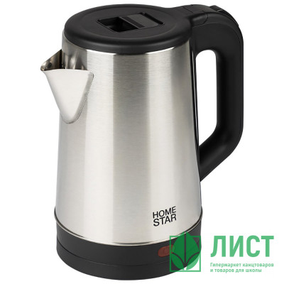 Чайник металлический 1.8л Homestar HS-1041, стальной, 1500Вт Чайник металлический 1.8л Homestar HS-1041, стальной, 1500Вт