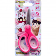 Ножницы детские 130мм прорезиненные ручки (deVENTE) Sweet Cats арт.8010201