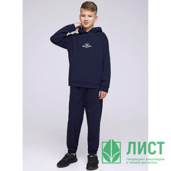 Костюм спортивный для мальчика артикул CLE 849517/70у_п размер 36/140-42/158 цвет темно-синий Костюм спортивный для мальчика артикул CLE 849517/70у_п размер 36/140-42/158 цвет темно-синий