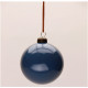 Шар пластик 08см глянцевый цв.темно-синий 163 арт.РШ2563
