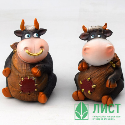 Копилка СГ "Бычок" 10см в ассортименте арт.754760 Копилка СГ "Бычок" 10см в ассортименте арт.754760