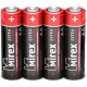 Батарейка R06 Mirex BL4 (цена за упаковку) (Ст.4/60) без блистера