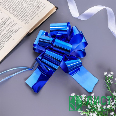 Бант-шар упаковочный №5 цв.синий арт.9646431 Бант-шар упаковочный №5 цв.синий арт.9646431