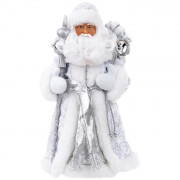 Игрушка декоративная "Дед Мороз в серебристой шубе" 31,5см арт.86566