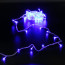 Гирлянда эл.д/улицы 10м 100LED "Bright light" цв.синий (св.пров) (можно соединить) 8реж IP-54 арт.725-546 - 