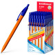 Ручка шариковая автомат (EK) не прозрачный корпус  Orange Matic" синяя арт.R-301 (Ст.50)