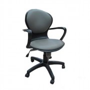 Кресло для оператора пластик/ткань Вальтер серый (В-3) ТГ