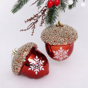 Украшение декоративное "Christmas Nut" 02шт/наб. 10см арт.201-1906