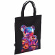 Сумка шопер (ErichKrause) Jelly Bear черный 40x32 см арт.63018