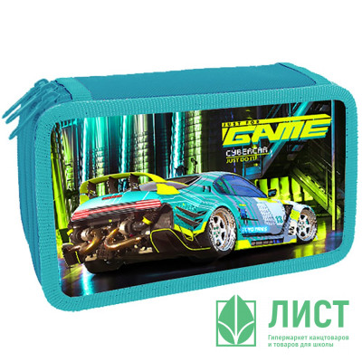 Пенал 3 отделения (Оникс) ПКТ 12-20 Game auto 190х110мм полиэстер Пенал 3 отделения (Оникс) ПКТ 12-20 Game auto 190х110мм полиэстер