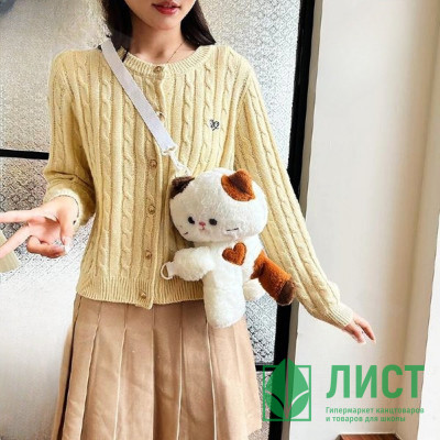 Сумка детская (AIYIMAN) Котенок коричневая арт.CC423_10115-2 Сумка детская (AIYIMAN) Котенок коричневая арт.CC423_10115-2
