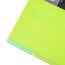 Тетрадь пластиковая обложка А5 клетка 96 листов на гребне (Hatber) DIAMOND NEON 4 цветных разделителя с линейкой зеленая арт.96Т5В1гр_02034 - 