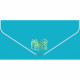 Открытка-конверт "Бирюзовый подарок" арт.БК-00018