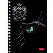 Записная книжка А6 мягкая обложка на гребне 80 листов (Hatber) Royal Cats арт 80ЗК6B1гр