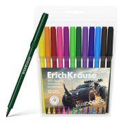 Фломастеры (ErichKrause) Road Beast 12цветов арт.62989