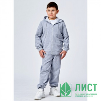 Костюм спортивный для мальчика арт.22-12 размерный ряд 30/116-42/158  цвет светло-серый Костюм спортивный для мальчика арт.22-12 размерный ряд 30/116-42/158  цвет светло-серый