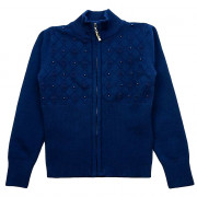 Кардиган для девочки (Malini) артикул 4094 цвет синий