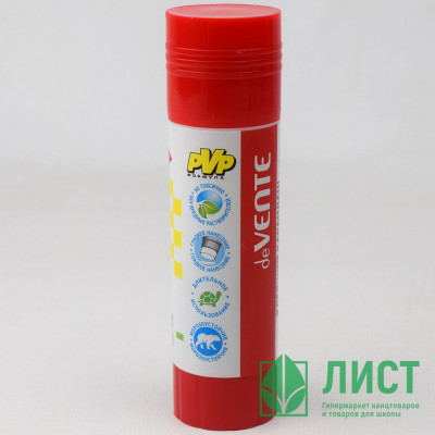 Клей-карандаш 36г deVENTE (быстросохнущий) PVP основа арт.4042038 (Ст.12/324) Клей-карандаш 36г deVENTE (быстросохнущий) PVP основа арт.4042038 (Ст.12/324)