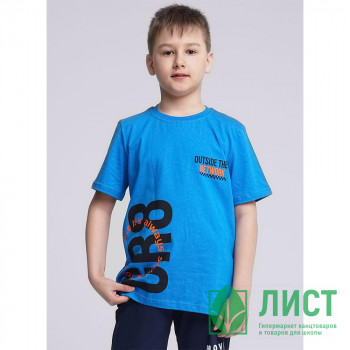 Футболка для мальчика арт.CLE 833161/58кд_п 34-42 размер 34/134-42/158 цвет светло-синий Футболка для мальчика арт.CLE 833161/58кд_п 34-42 размер 34/134-42/158 цвет светло-синий