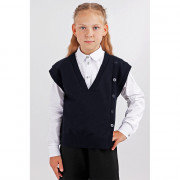 Жилет для девочки (Malini) артикул 5124 цвет синий