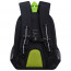 Рюкзак для мальчиков (Grizzly) арт.RB-252-3f/2 черный-хаки 27х40х20 см - 