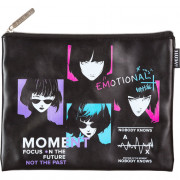 Папка школьная для тетрадей А5 на молнии кожзам (deVENTE) Label. Anime Style арт.8053524