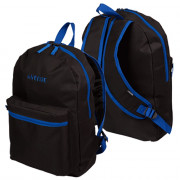 Рюкзак для девочки (deVENTE) Black черный с синим 40x29x17 см арт.7032379