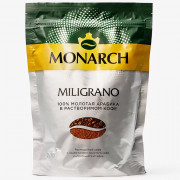 Кофе Jacobs Monarch MILIGRANO 200гр пакет (Ст.6)