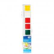 Акварельные краски 8 цветов (Гамма) Классическая пластиковая коробка без кисти медовые арт 1009192