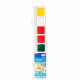 Акварельные краски 8 цветов (Гамма) Классическая пластиковая коробка без кисти медовые арт 1009192