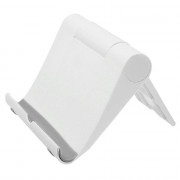 Подставка для телефона/планшета AMFOX S059 с регулировкой угла наклона, цв.белый
