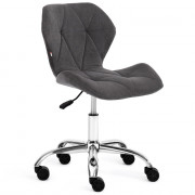 Кресло  офисное SELFI б/п флок, серый (9)