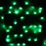 Гирлянда электрическая уличная точечная 15м 180LED цвет зеленый (темный провод) 8режимов арт.183-281