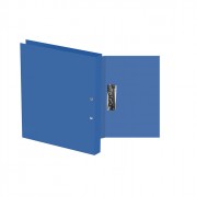 Папка с прижимом А4 16мм пластиковая  0,5мм синяя (Attomex) арт.3110402