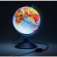 Глобус физико-политический диаметр 210мм Классик Евро с подсветкой голубая подставка Новый арт Ке012100181 - 