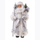 Игрушка декоративная "Дед Мороз в серебряном костюме" 30см арт.39094