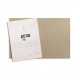 Папка-обложка ДЕЛО 380г/м2 картонная мелованная без скоросшивателя арт.66582/1707