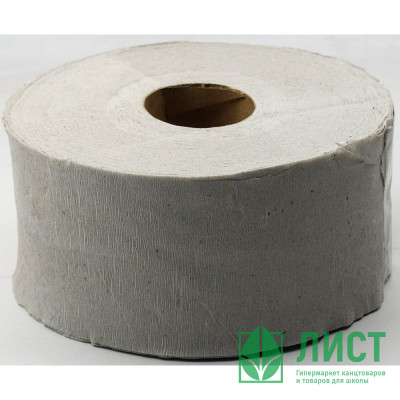 Бумага туалетная 1-слойная втулка 200м рулон серая ЭКОНОМ Бумага туалетная 1-слойная втулка 200м рулон серая ЭКОНОМ