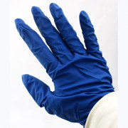 Перчатки латексные High Risk синие  размер M без индивидуальной упаковки 1 пара