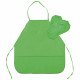 Фартук для детского творчества (Attomex) с 3 карманами, с нарукавниками зеленый арт.7042000