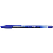 Ручка шариковая прозрачный корпус (Linc) OFFIX синий, 1,0мм, игла арт. 1500FW/blue (Ст.50)