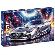 Пазл 500 элементов "Premium" Space Car (Hatber) LUX матовая ламининация 3D фольга арт.500ПЗ2лоф_34879